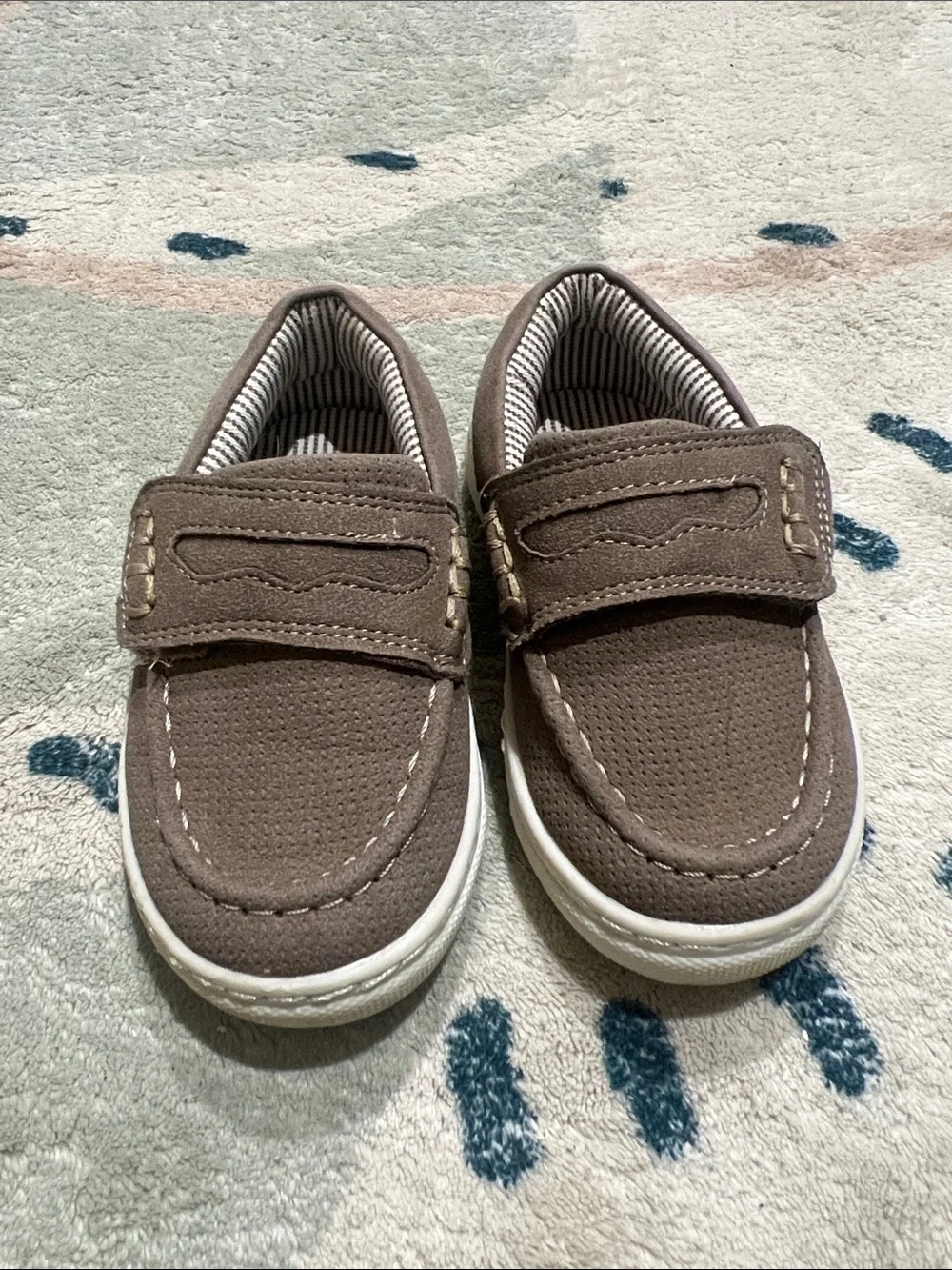 Toddler Light Brown Casual Loafers